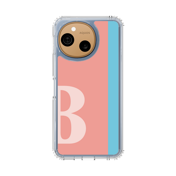 スリムプロテクションケース［ オリジナル - initial color line - B pink ］