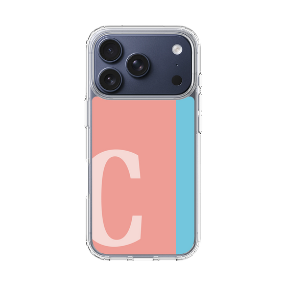 スリムプロテクションケース［ オリジナル - initial color line - C pink ］