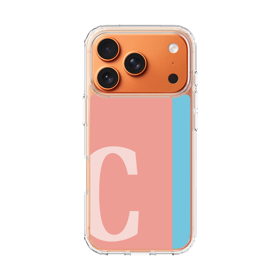 スリムプロテクションケース［ オリジナル - initial color line - C pink ］