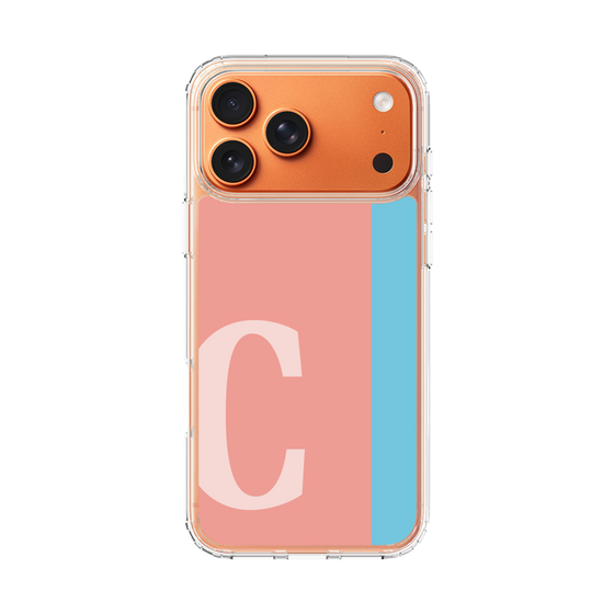 スリムプロテクションケース［ オリジナル - initial color line - C pink ］
