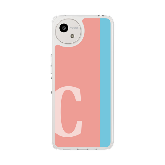 スリムプロテクションケース［ オリジナル - initial color line - C pink ］