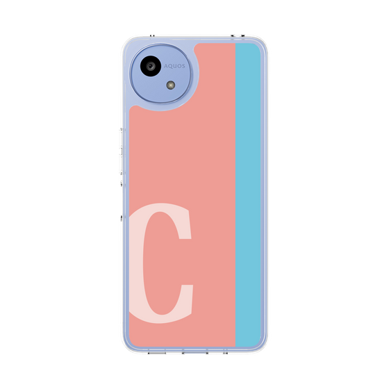 スリムプロテクションケース［ オリジナル - initial color line - C pink ］