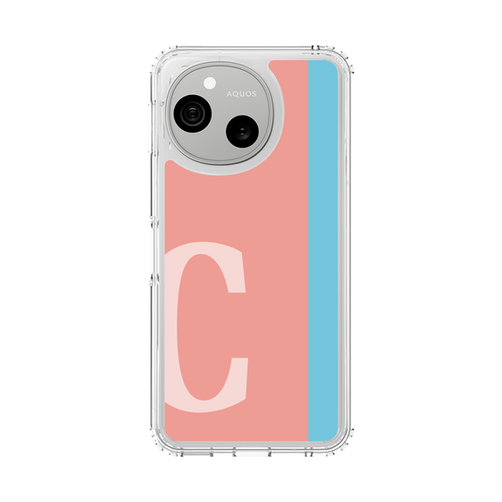 スリムプロテクションケース［ オリジナル - initial color line - C pink ］