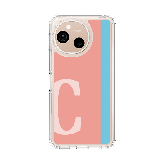 スリムプロテクションケース［ オリジナル - initial color line - C pink ］