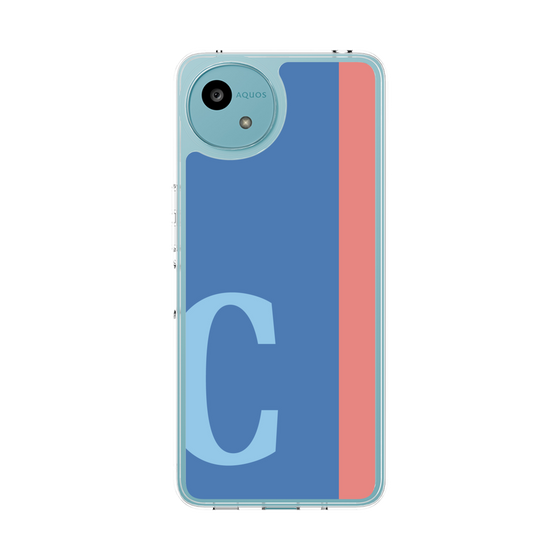 スリムプロテクションケース［ オリジナル - initial color line - C blue ］