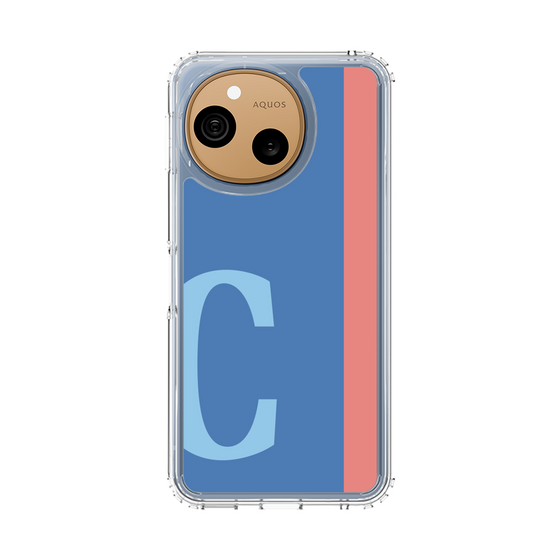 スリムプロテクションケース［ オリジナル - initial color line - C blue ］