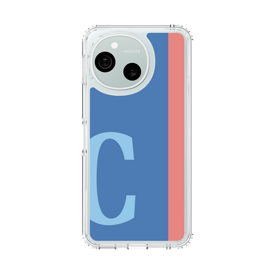 スリムプロテクションケース［ オリジナル - initial color line - C blue ］