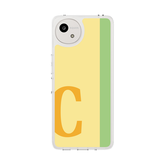 スリムプロテクションケース［ オリジナル - initial color line - C yellow ］