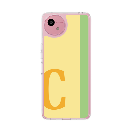 スリムプロテクションケース［ オリジナル - initial color line - C yellow ］