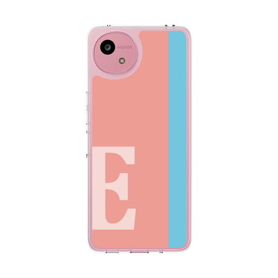 スリムプロテクションケース［ オリジナル - initial color line - E pink ］