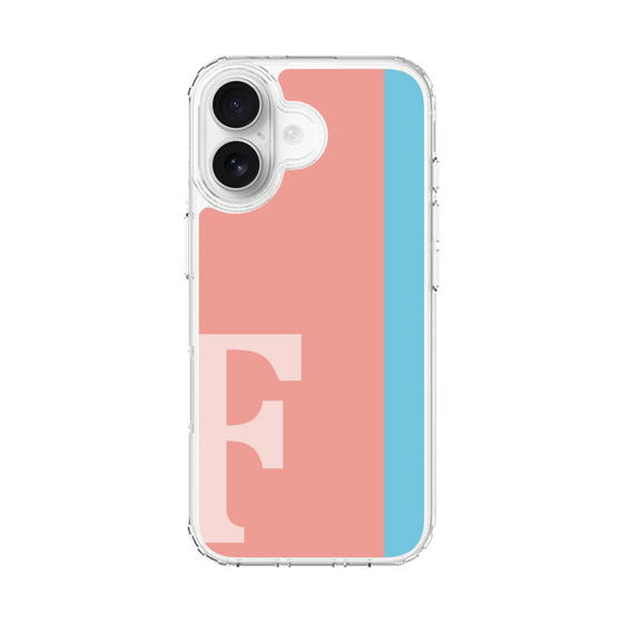 スリムプロテクションケース［ オリジナル - initial color line - F pink ］