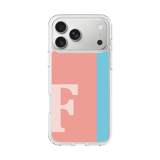 スリムプロテクションケース［ オリジナル - initial color line - F pink ］