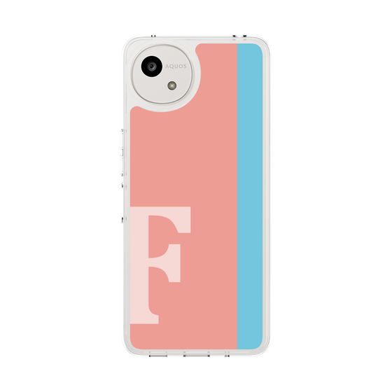 スリムプロテクションケース［ オリジナル - initial color line - F pink ］