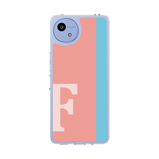 スリムプロテクションケース［ オリジナル - initial color line - F pink ］