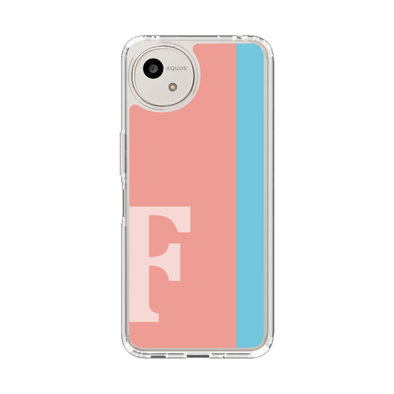 スリムプロテクションケース［ オリジナル - initial color line - F pink ］