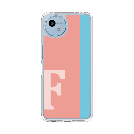 スリムプロテクションケース［ オリジナル - initial color line - F pink ］