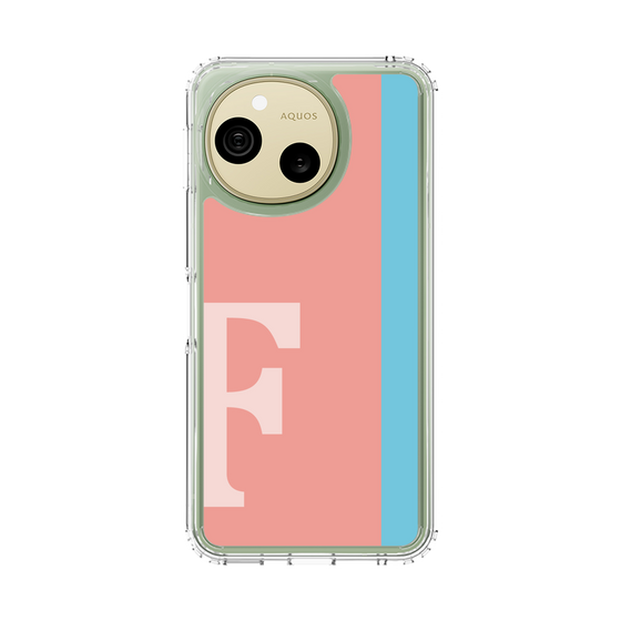 スリムプロテクションケース［ オリジナル - initial color line - F pink ］