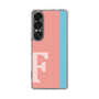 スリムプロテクションケース［ オリジナル - initial color line - F pink ］