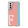 スリムプロテクションケース［ オリジナル - initial color line - F pink ］