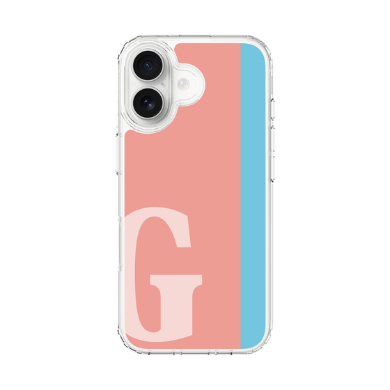 スリムプロテクションケース［ オリジナル - initial color line - G pink ］