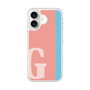 スリムプロテクションケース［ オリジナル - initial color line - G pink ］