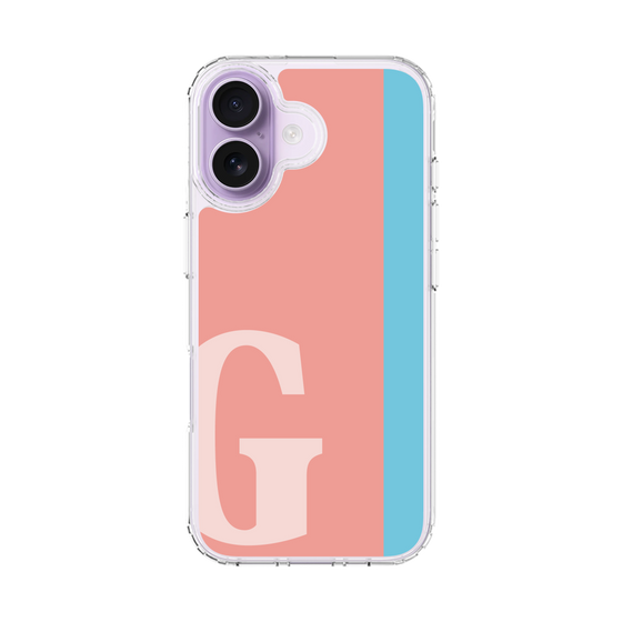 スリムプロテクションケース［ オリジナル - initial color line - G pink ］