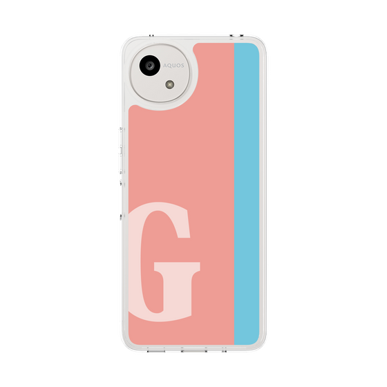 スリムプロテクションケース［ オリジナル - initial color line - G pink ］
