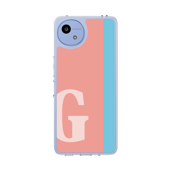 スリムプロテクションケース［ オリジナル - initial color line - G pink ］