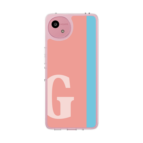 スリムプロテクションケース［ オリジナル - initial color line - G pink ］