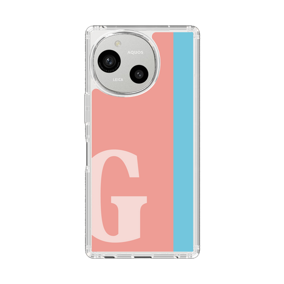 スリムプロテクションケース［ オリジナル - initial color line - G pink ］