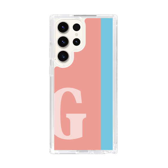 スリムプロテクションケース［ オリジナル - initial color line - G pink ］