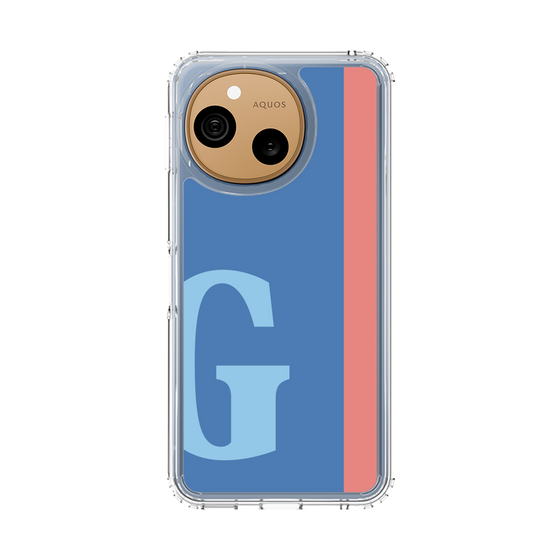 スリムプロテクションケース［ オリジナル - initial color line - G blue ］