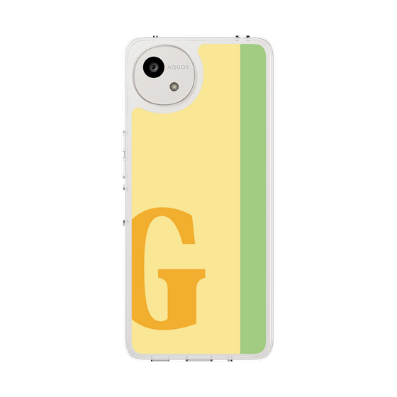 スリムプロテクションケース［ オリジナル - initial color line - G yellow ］