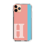 スリムプロテクションケース［ オリジナル - initial color line - H pink ］