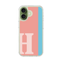スリムプロテクションケース［ オリジナル - initial color line - H pink ］
