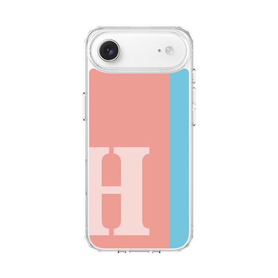 スリムプロテクションケース［ オリジナル - initial color line - H pink ］