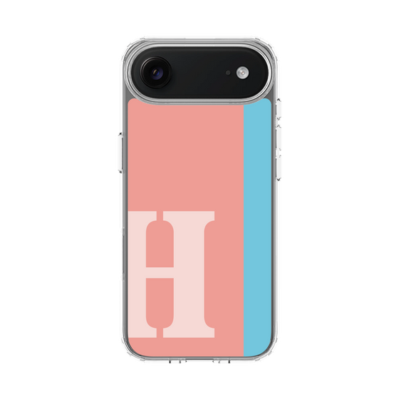 スリムプロテクションケース［ オリジナル - initial color line - H pink ］