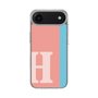 スリムプロテクションケース［ オリジナル - initial color line - H pink ］