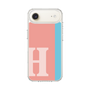 スリムプロテクションケース［ オリジナル - initial color line - H pink ］