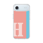 スリムプロテクションケース［ オリジナル - initial color line - H pink ］