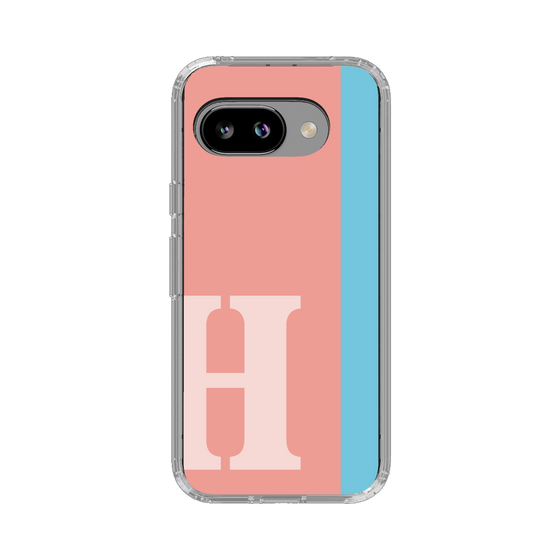 スリムプロテクションケース［ オリジナル - initial color line - H pink ］