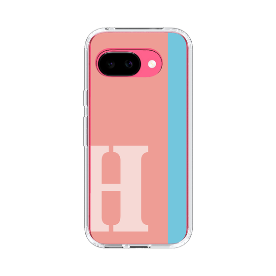 スリムプロテクションケース［ オリジナル - initial color line - H pink ］