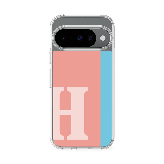 スリムプロテクションケース［ オリジナル - initial color line - H pink ］