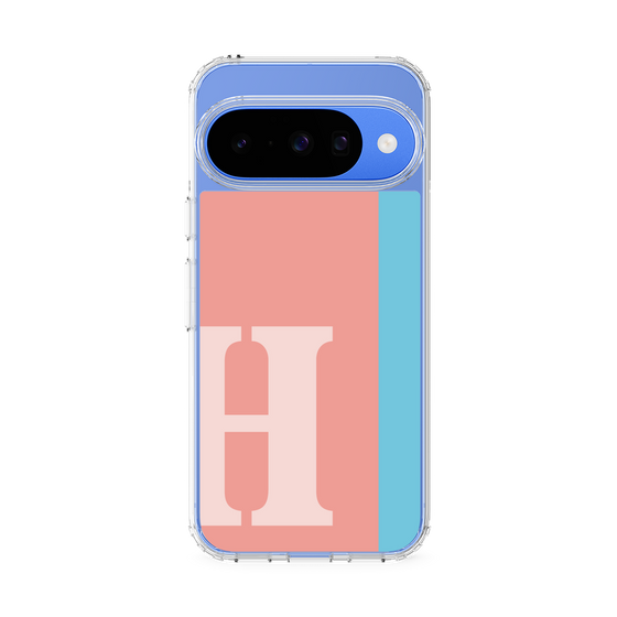 スリムプロテクションケース［ オリジナル - initial color line - H pink ］
