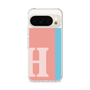 スリムプロテクションケース［ オリジナル - initial color line - H pink ］
