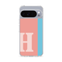 スリムプロテクションケース［ オリジナル - initial color line - H pink ］