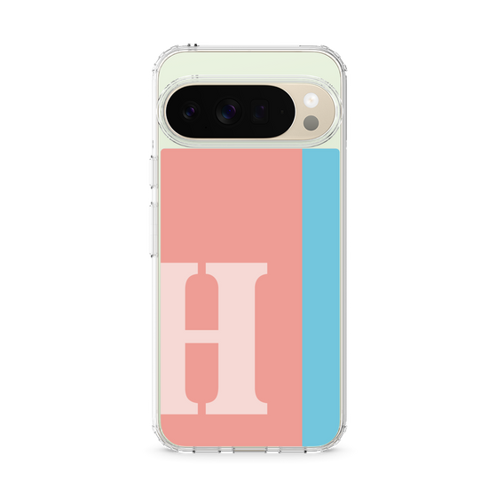スリムプロテクションケース［ オリジナル - initial color line - H pink ］