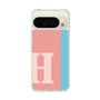 スリムプロテクションケース［ オリジナル - initial color line - H pink ］