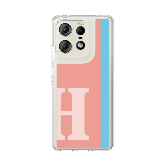 スリムプロテクションケース［ オリジナル - initial color line - H pink ］
