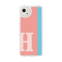 スリムプロテクションケース［ オリジナル - initial color line - H pink ］